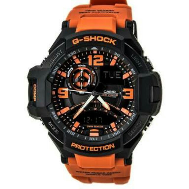 gshock aviator black