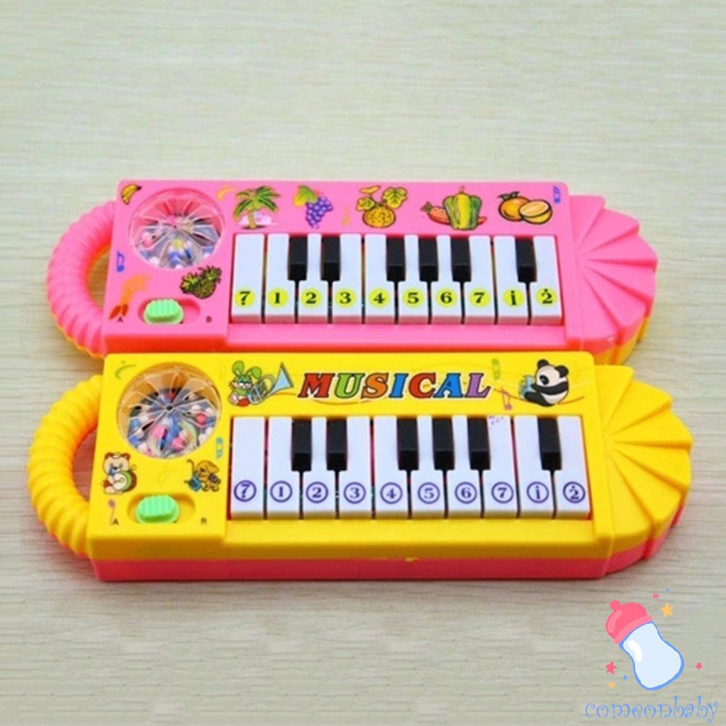 Pagacat Random 1pc Kids Children Wooden Music Toy Five-Tone Hand Knocking Piano Activity Play Centers 