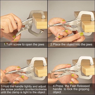 C clamp Vise Grip Tools ( 6,9,11, inch) C Clamp Locking Pliers Vise Grip 7” 9” 11” #3
