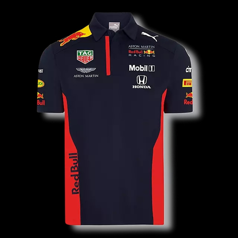 F1 Red Bull Racing Bull 2020 new men's quick-drying short-sleeved lapel Polo shirt | Philippines