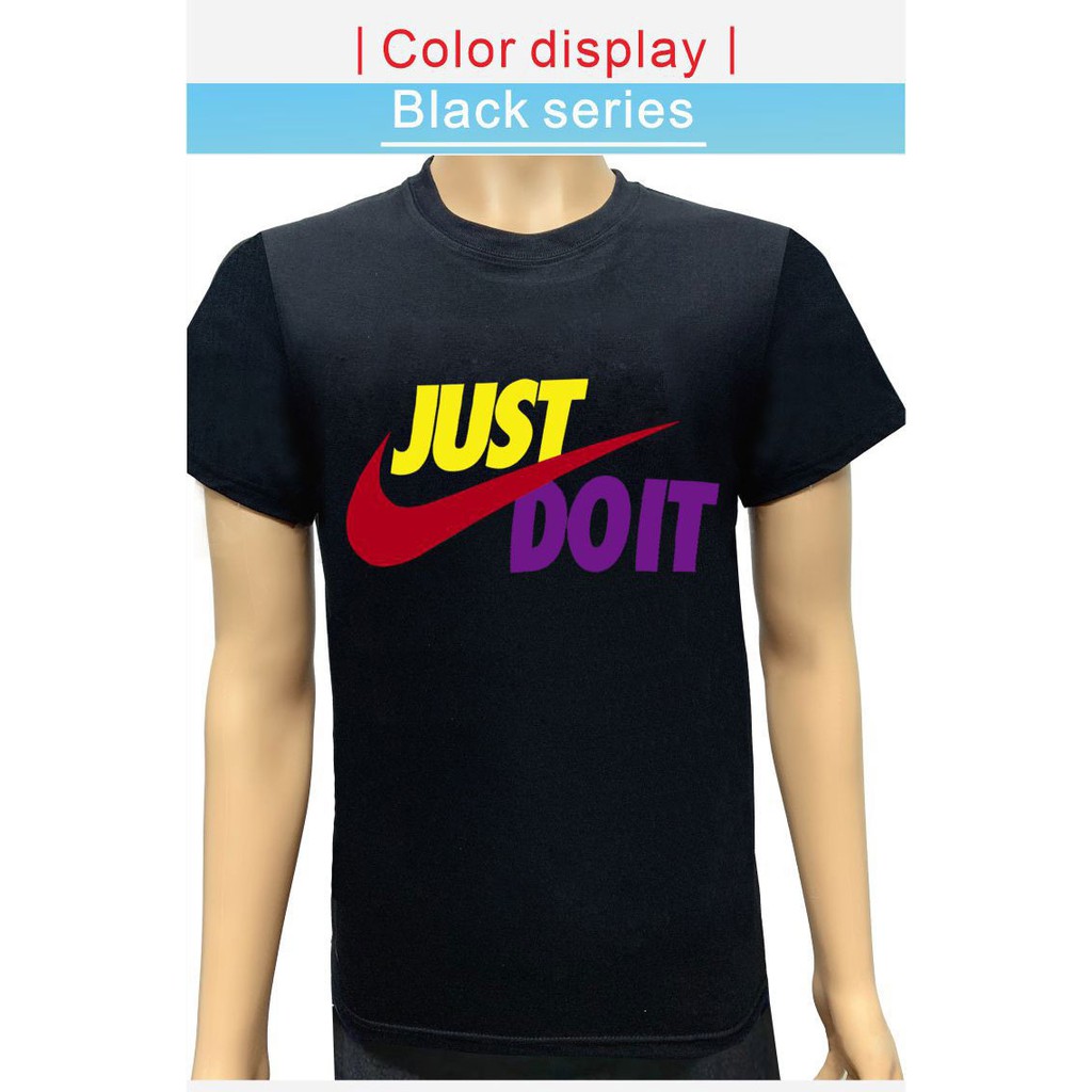 nike just do it neck t shirt