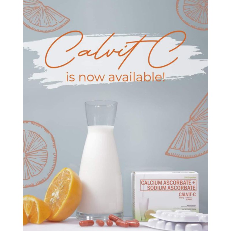 CALVIT C Calcium ascorbate + sodium ascorbate (JC Premiere) Shopee