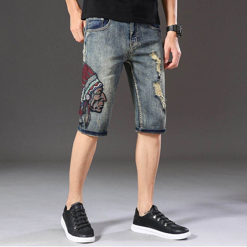 shorts men denim