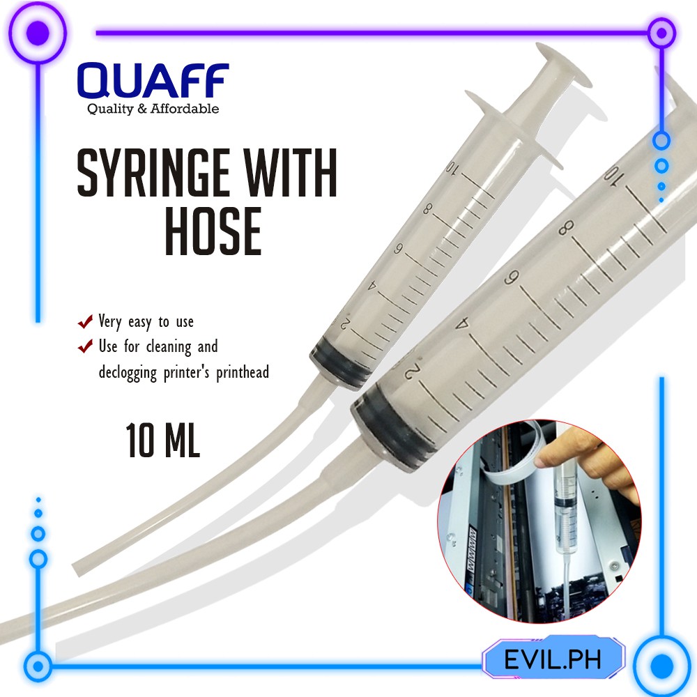 Syringe with Hose for Printer (4pcs per order) Shopee Philippines