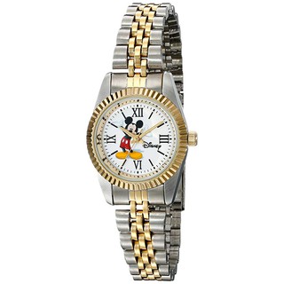 Women's Watch Disney Mickey Mouse 2-Tone Silver Gold W001993