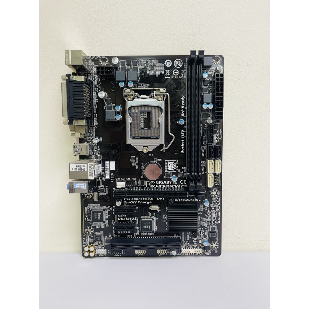 GIGABYTE GA B85M-D3V-A Desktop 4TH GEN Motherboard B85 Socket LGA 1150 ...