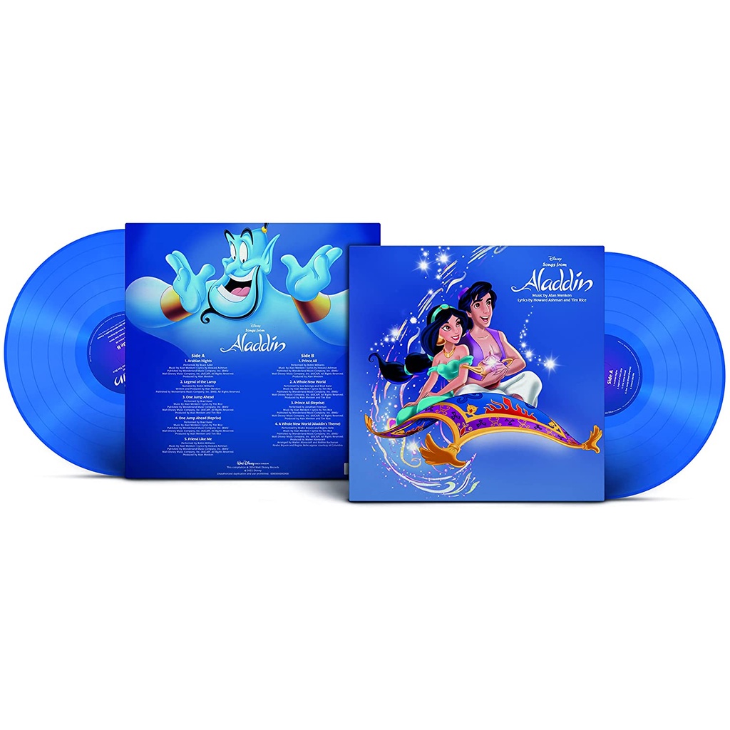 DISNEY - SONGS FROM ALADDIN (30TH ANNIVERSARY) EU VINYL LP | Shopee  Philippines