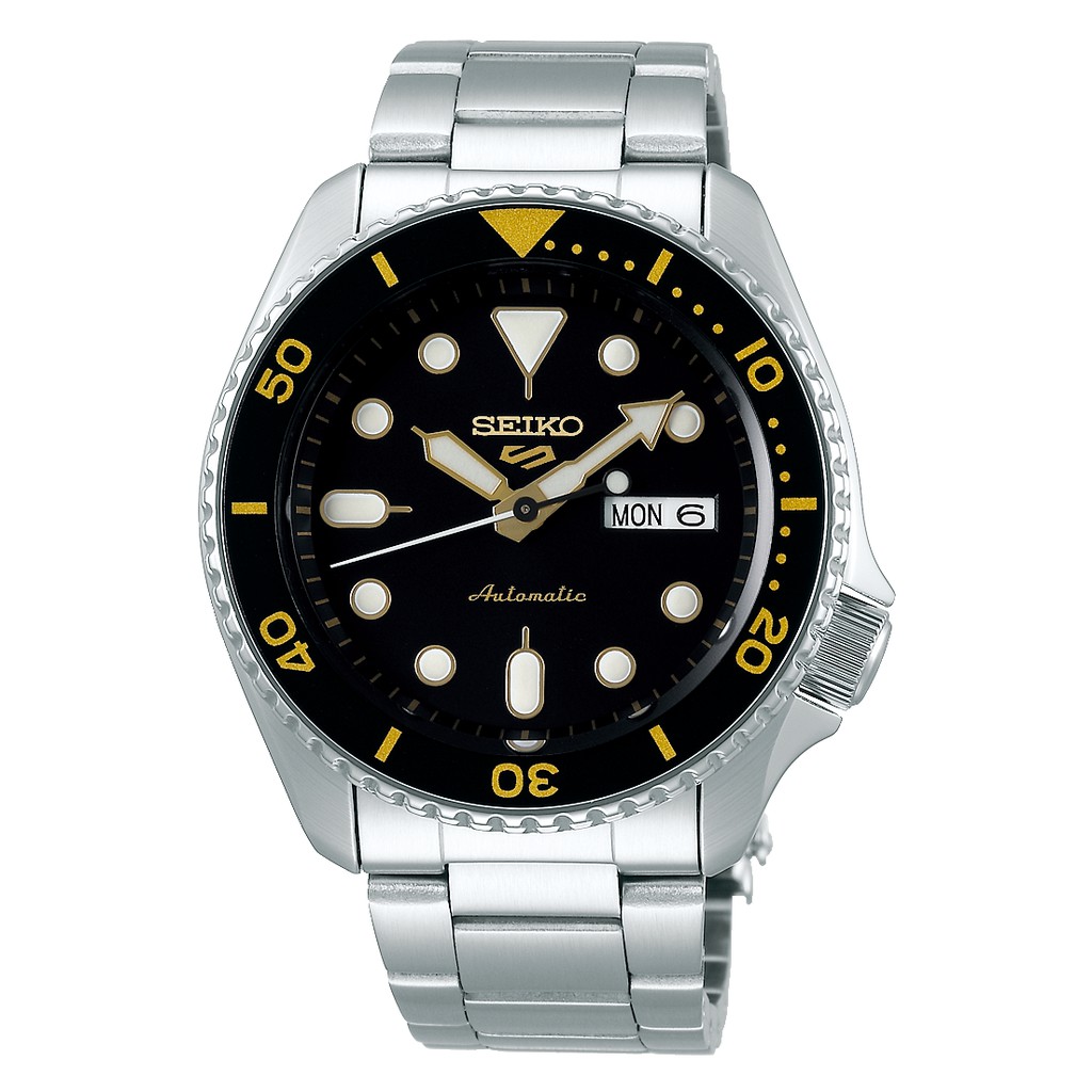 seiko black mens watch