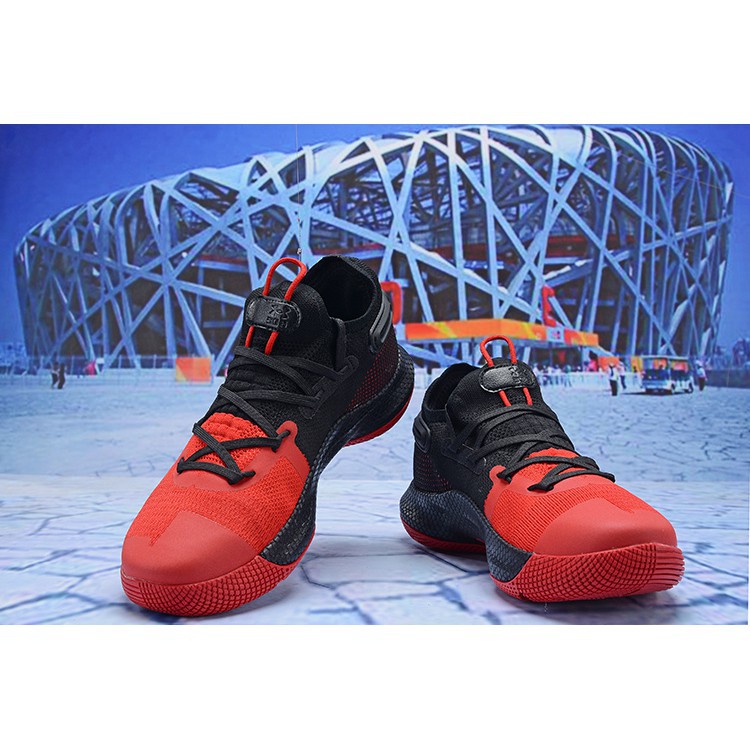 under armor red and black shoes