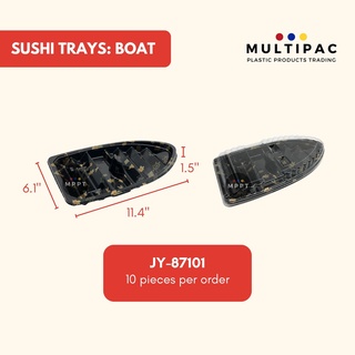 [10 PCS] - Small Sushi Boat Tray with Divider - JY-87101 #4