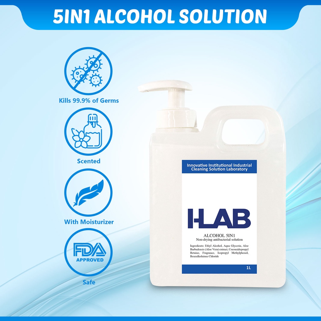 ILab 5in1 Alcohol Can with Pump 500mL Shopee Philippines
