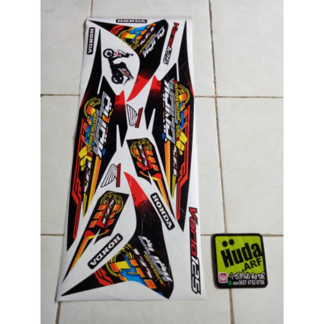 Striping Sticker Lis Motorcycle Variation Honda Vario 125 Old Old Click Thailand Shopee Philippines