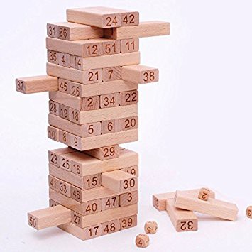 educational wooden building blocks