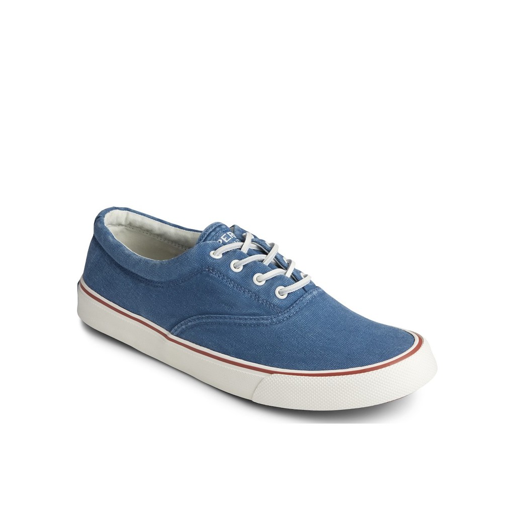 Sperry Men's Striper II CVO Kick Back Sneakers (Slate Blue) | Shopee ...