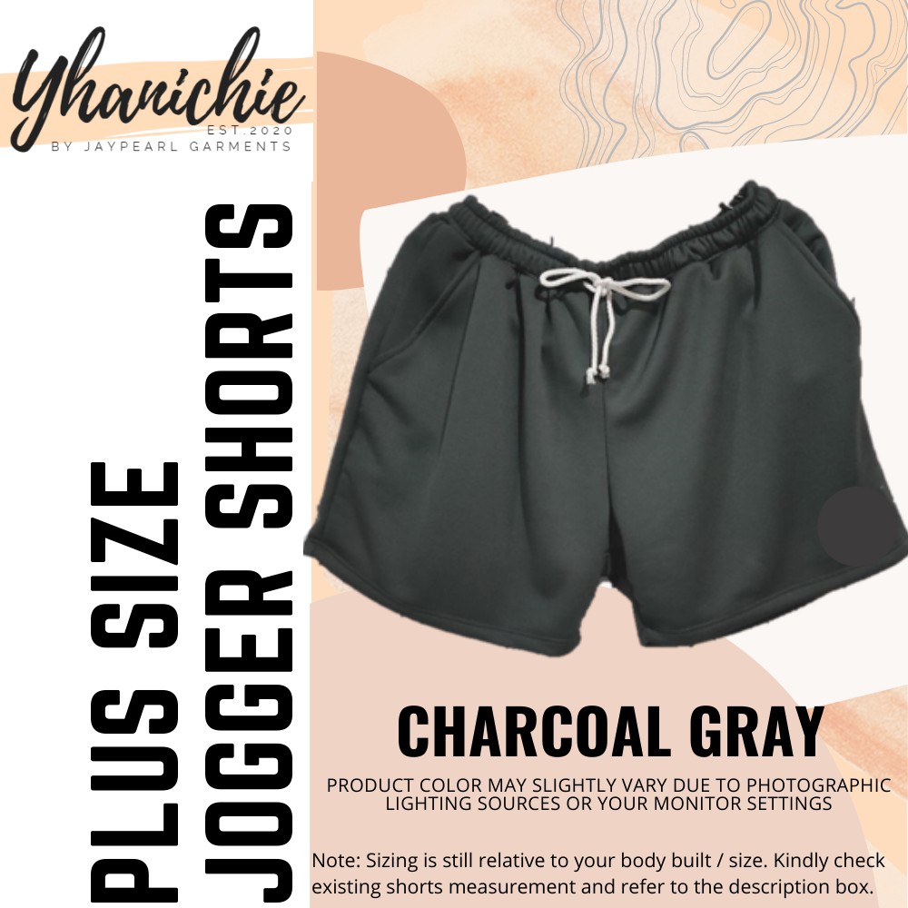 plus size jogger shorts