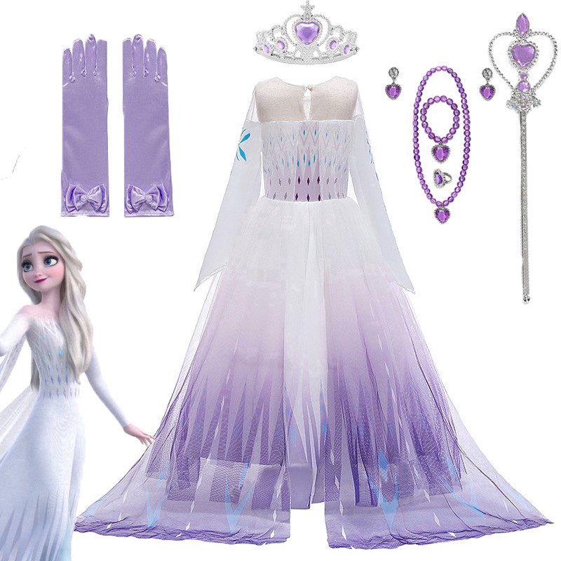 long sleeve frozen dress