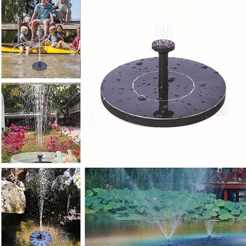 Mini Solar Powered Fountain Garden Pool Pond Solar Panel Floating Fountain Garden Decoration Water Fountain Drop Shipping Shopee Philippines