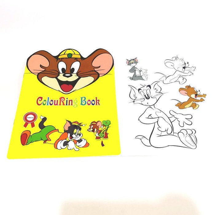 Drawing and Coloring book cartoon characters design for toddlers kid ...