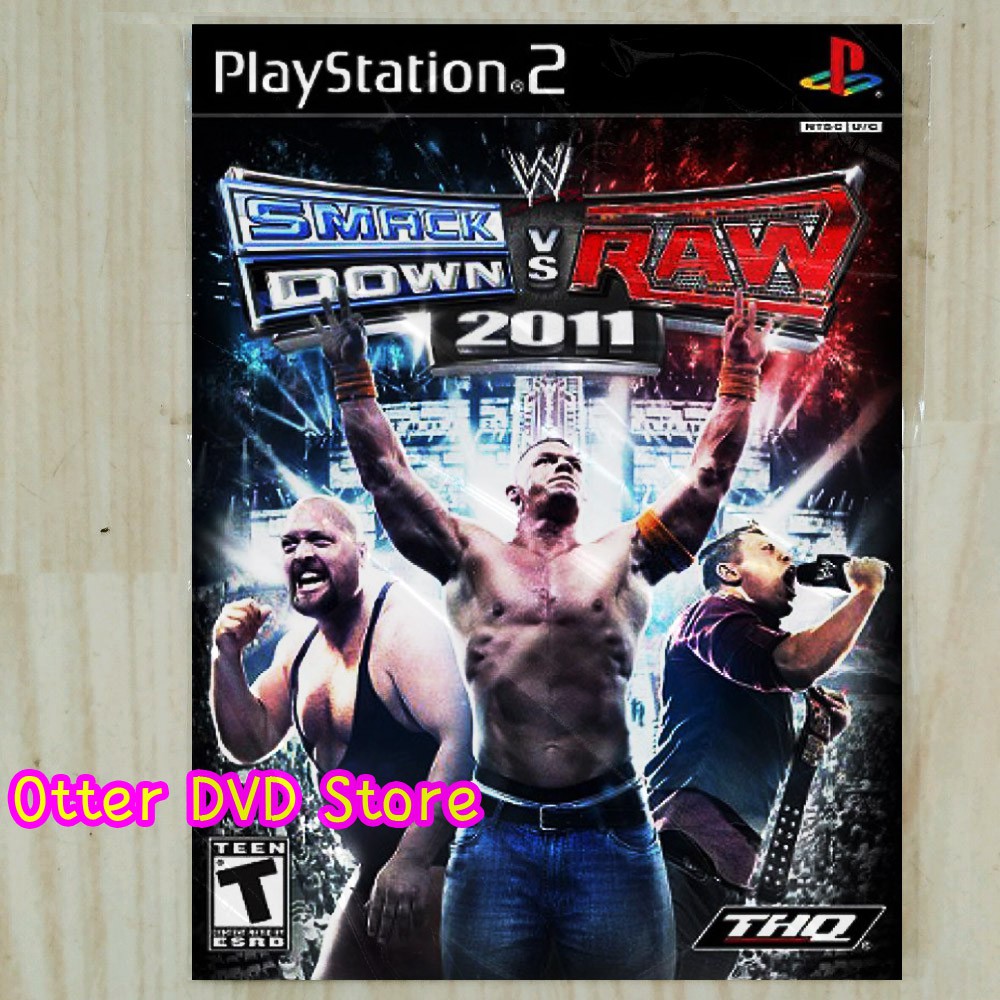 Ps2 Ps2 Wwe Smackdown Smack Down Vs Raw 11 Game Cards Shopee Philippines