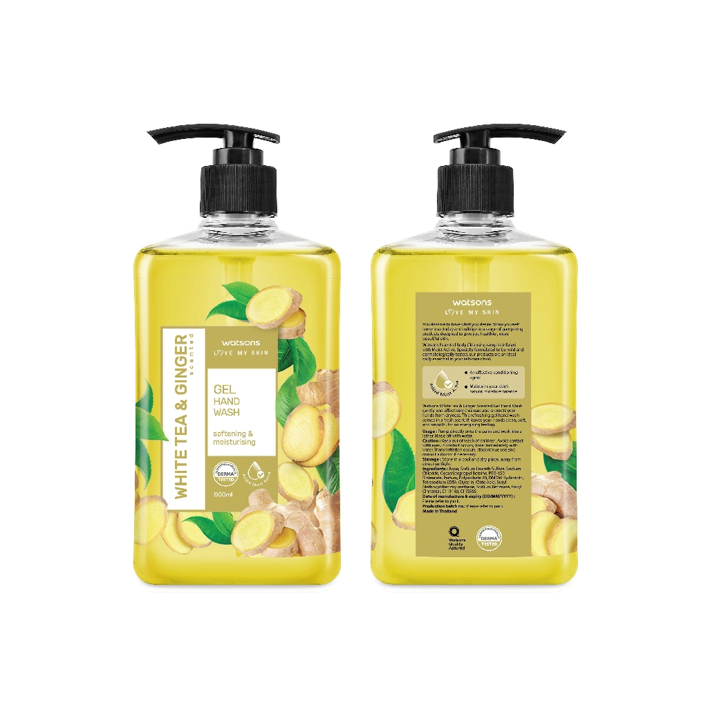 Watsons Ginger White Tea Hand Soap 500ml Shopee Philippines
