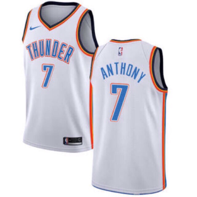 carmelo anthony thunder jersey