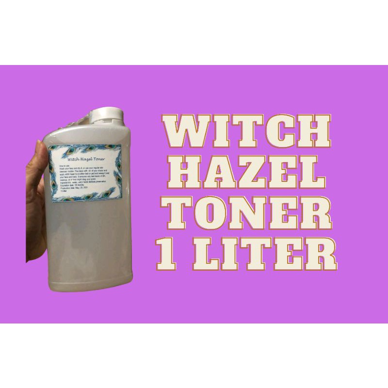 Witch Hazel toner 1 Liter natural facial cleanser Shopee Philippines