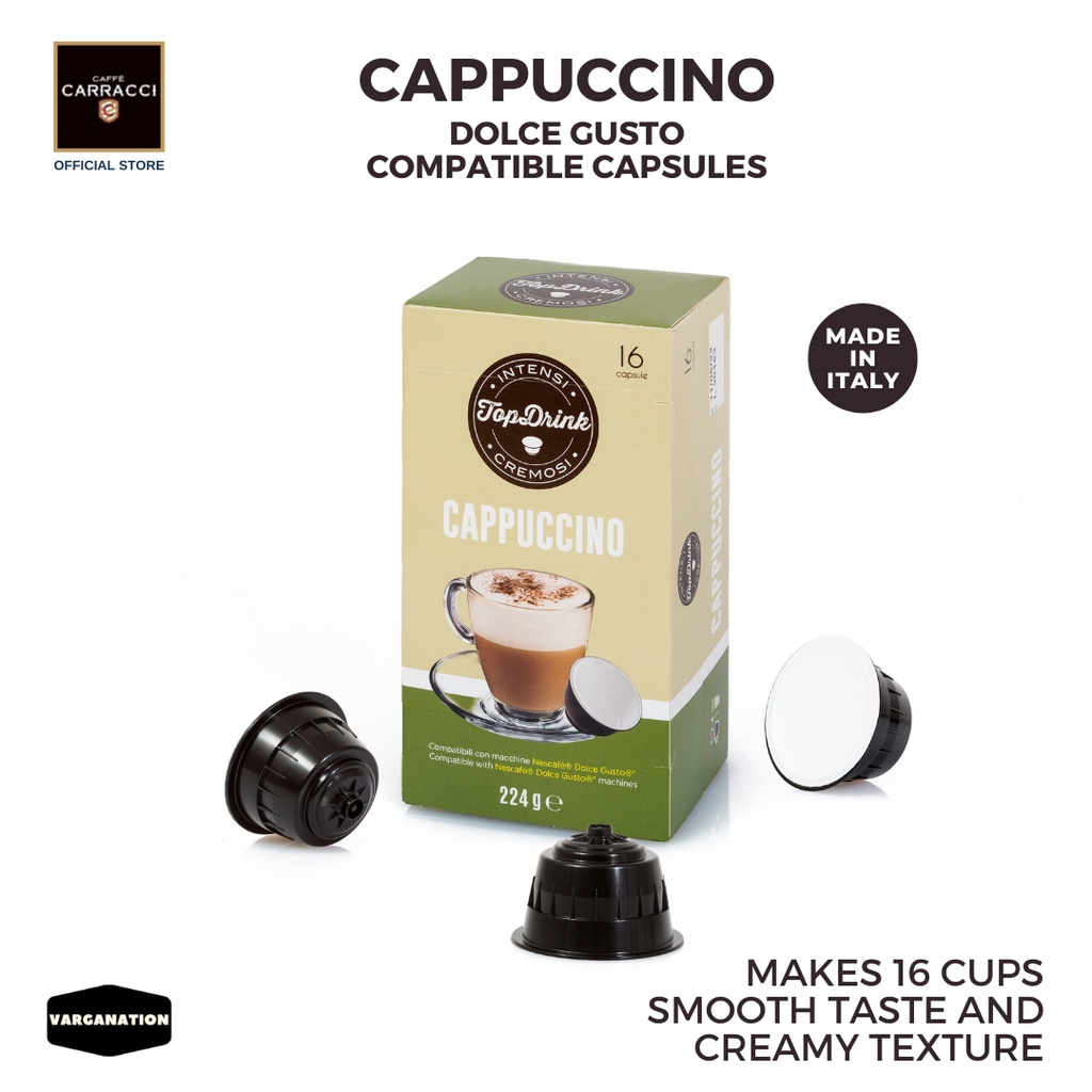 Dolce Gusto Capsule TOP DRINK Cappuccino Coffee Capsules Premixed