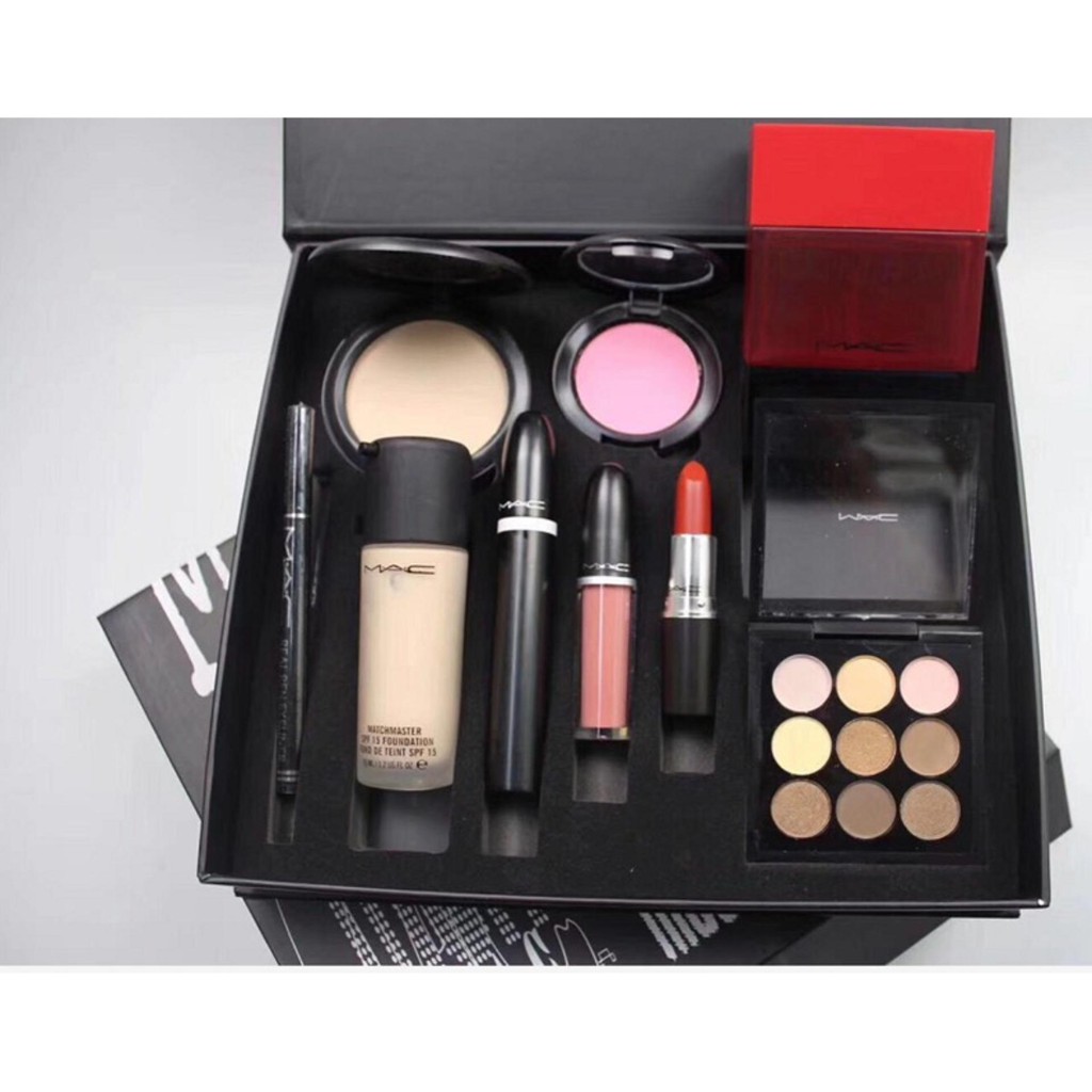 Mac Makeup Set for Women 9 in 1 - ORIGINAL | Shopee Philippines