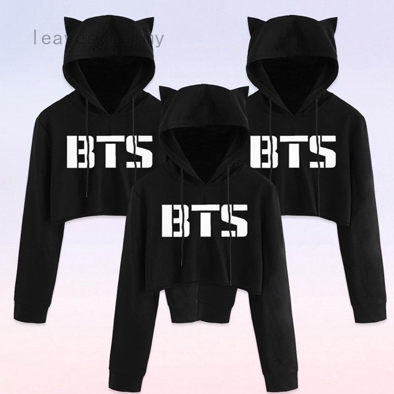 bts crop top sweater