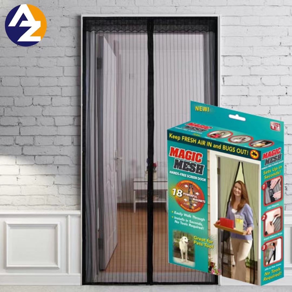 AZ Anti Mosquito Insect Fly Bug Curtains Net Mesh Automatic