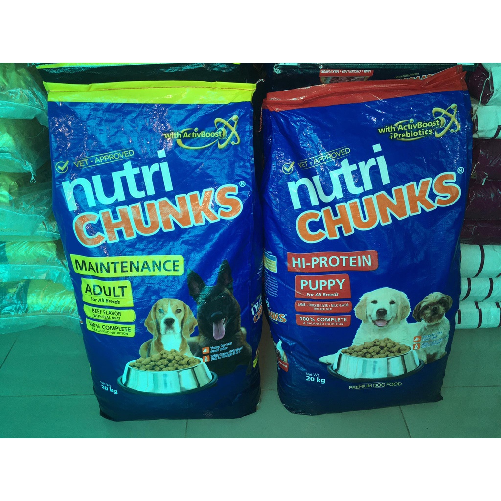 Nutri Chunks Adult/Puppy 20kg Nutrichunks Shopee Philippines
