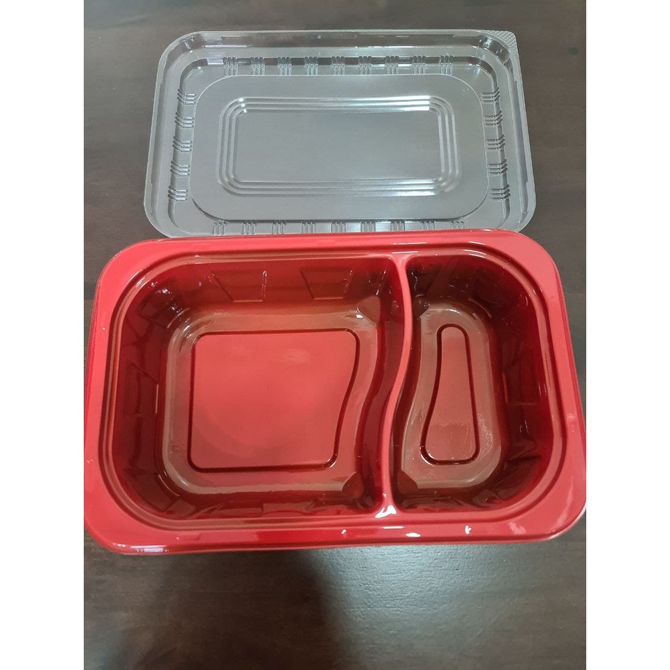 Disposable Bento Boxes 1 2 3 4 5 Compartments with Lid Packing Bento 1