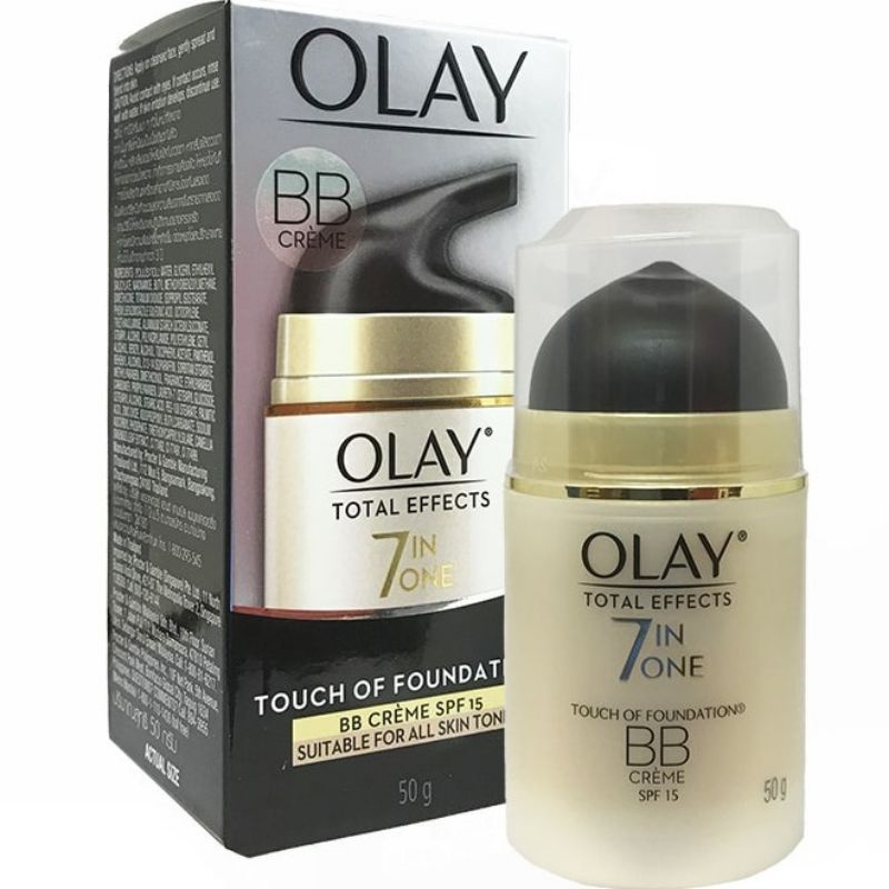 OLAY Total Effects 7 IN One touch of Foundation SPF 15 50g | Shopee ...