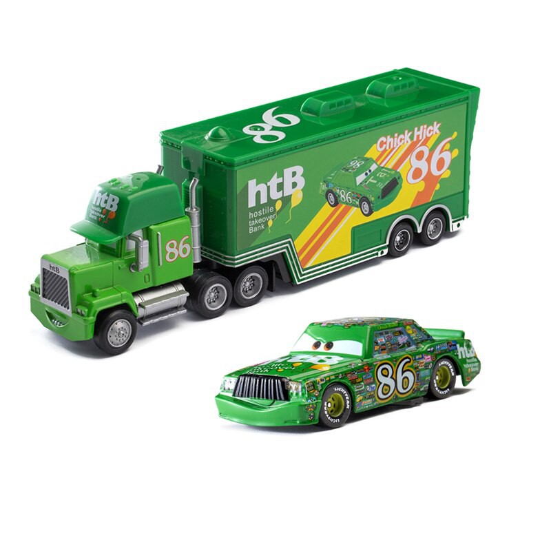 lightning mcqueen and chick hicks