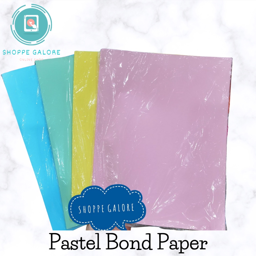 PASTEL COLORED BOND PAPER ART PAPERS Shopee Philippines