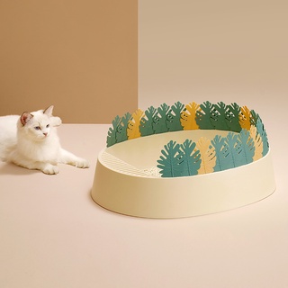Creative Jungle Cat Litter Box Semi-enclosed Cat Toilet Removable Splash-proof Cat Titter Box Pet Toilet Cat Cleaning Su #3