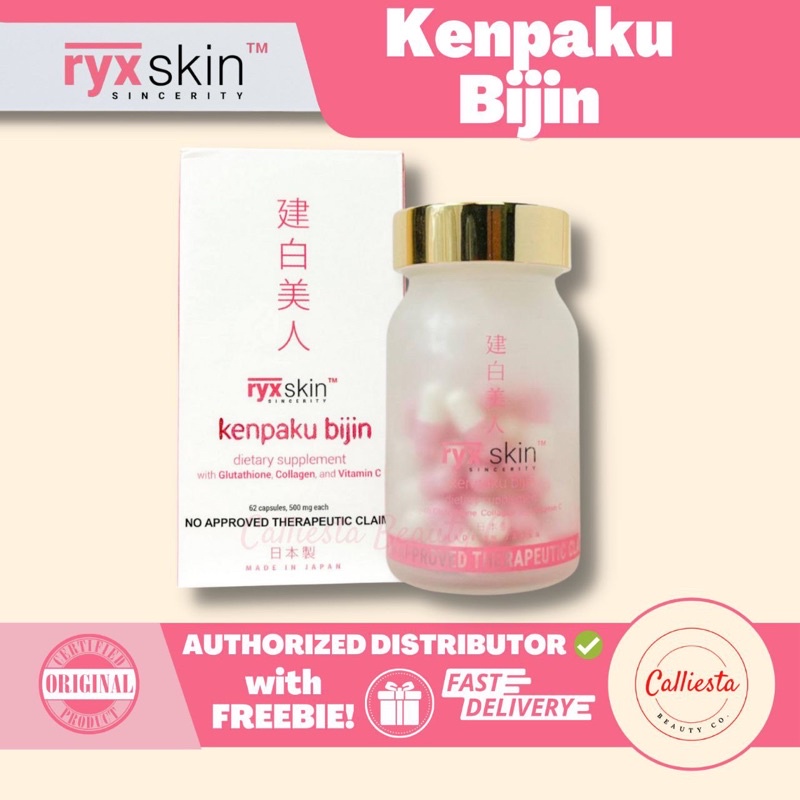 ORIG RYX KENPAKUBIJIN (Glutathione,Vitamin C & Collagen) | Shopee ...