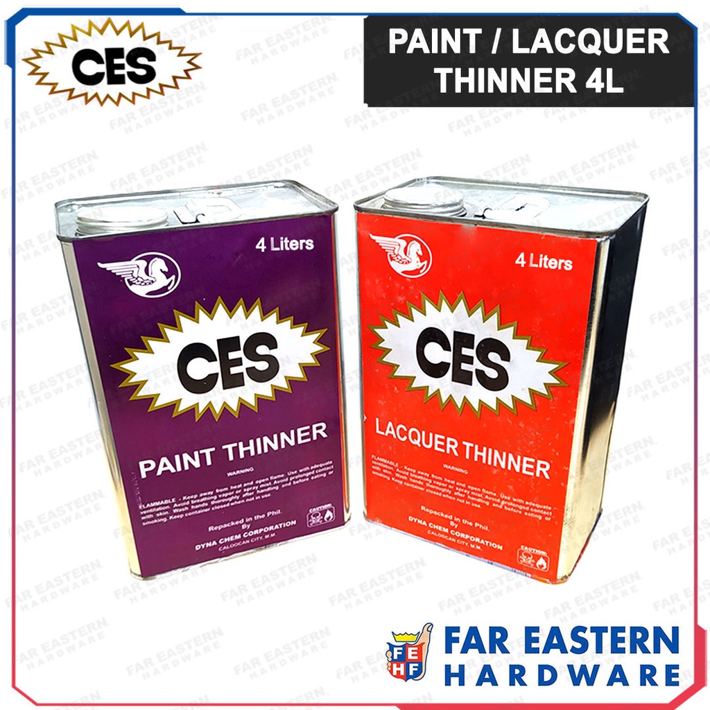 CES Paint Lacquer Thinner 4L Shopee Philippines