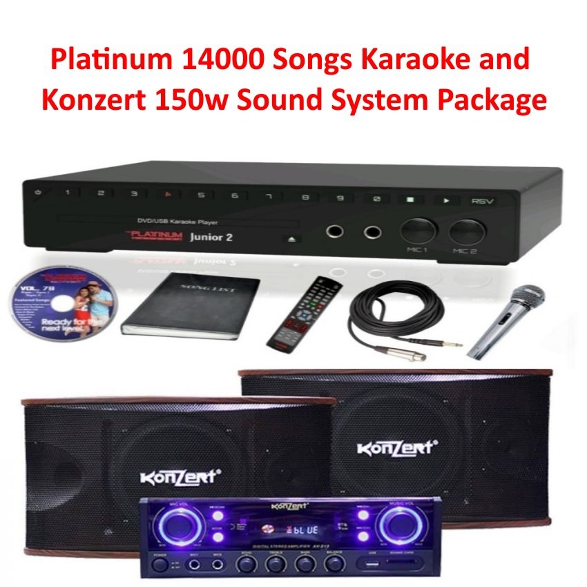 Platinum 17000 Songs Karaoke and Konzert 150W Sound System | Shopee ...
