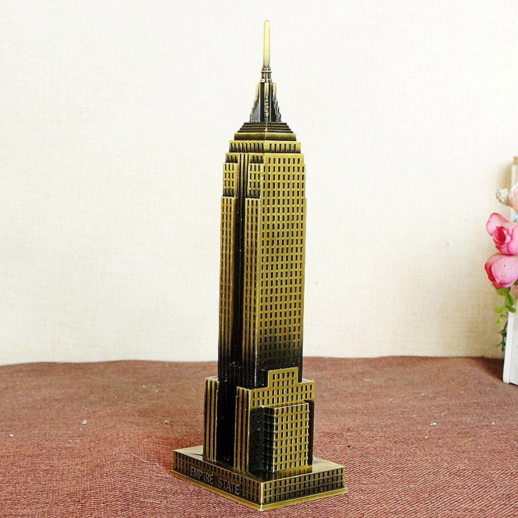 Landmark Metal Model Of The Empire State Building Model | Shopee ...