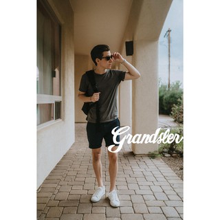 Grandsler Adult V-Neck T-Shirt Plain (White) #5