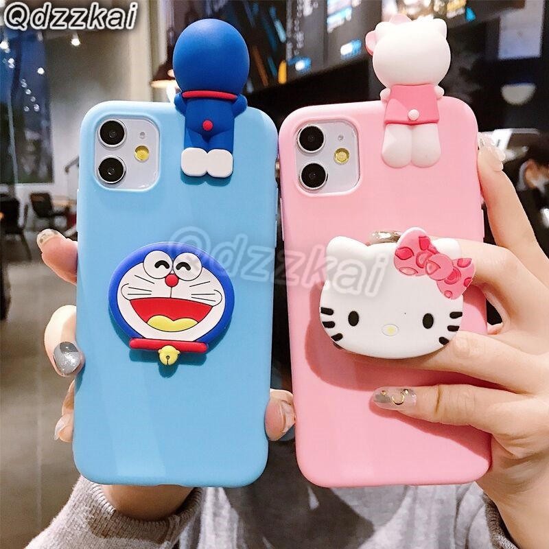 Iphone 12 Pro Max 11 Pro Max 6 6s 7 8 Plus X Xr Xs Max Candy Color Case Cute Hello Kitty Doraemon Silicon Back Cover Shopee Philippines