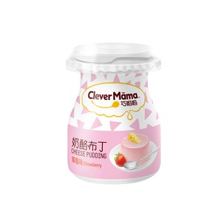 [China Heat] 4M SALES Clever Mama Original / Strawberry Cheese Pudding 118g