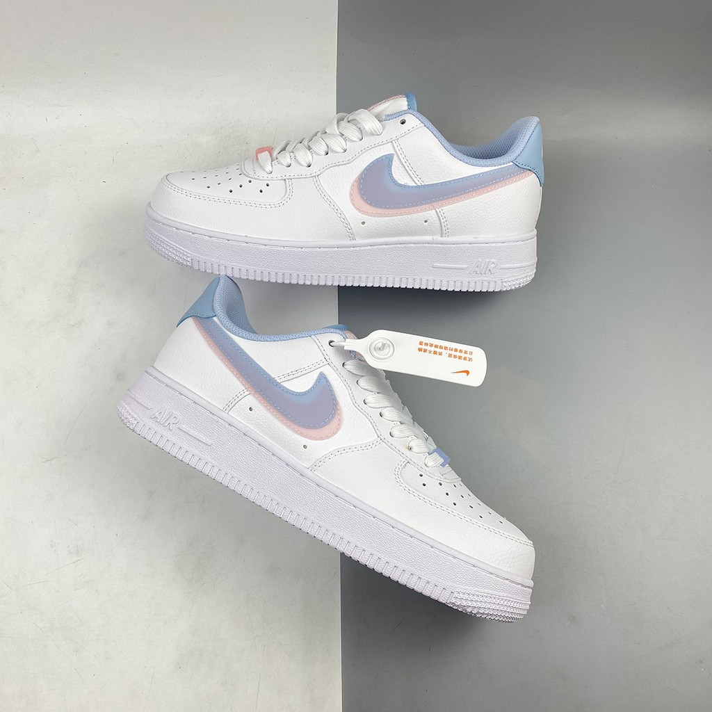 New Airforce 1 Double Swoosh Check rubber utility design running shoes ...