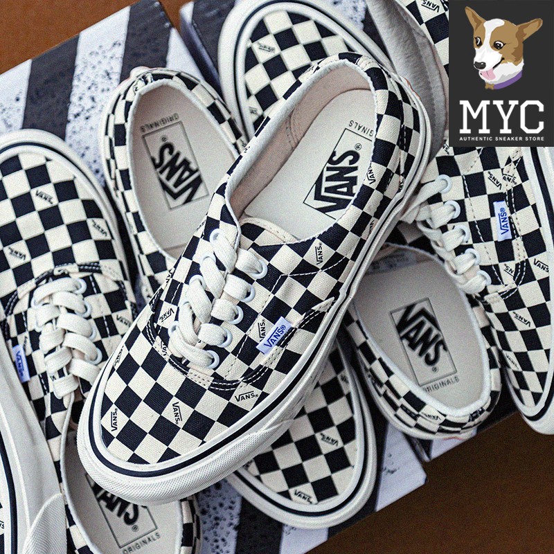 checkerboard low top vans