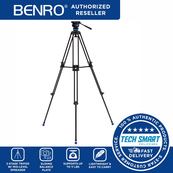 Benro KH25P Basic Video Tripod Kit Shopee Philippines