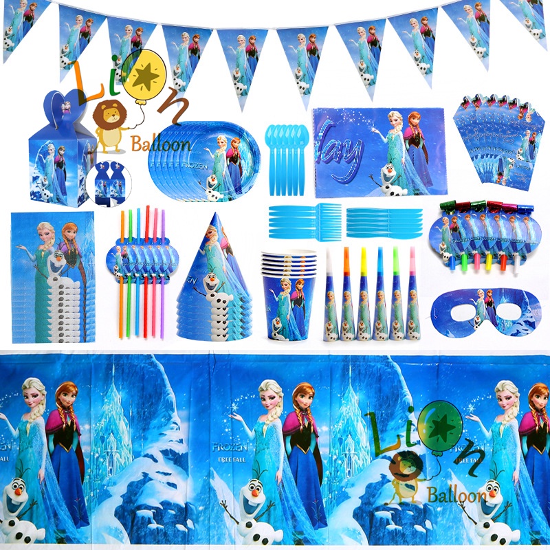 Elsa Frozen Theme Party Supply PartyNeeds Balloons Kids Birthday