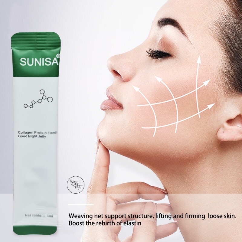 20pcs. (1box) Collagen Firming Sleeping Mask SUNISA Hydrating Moisture