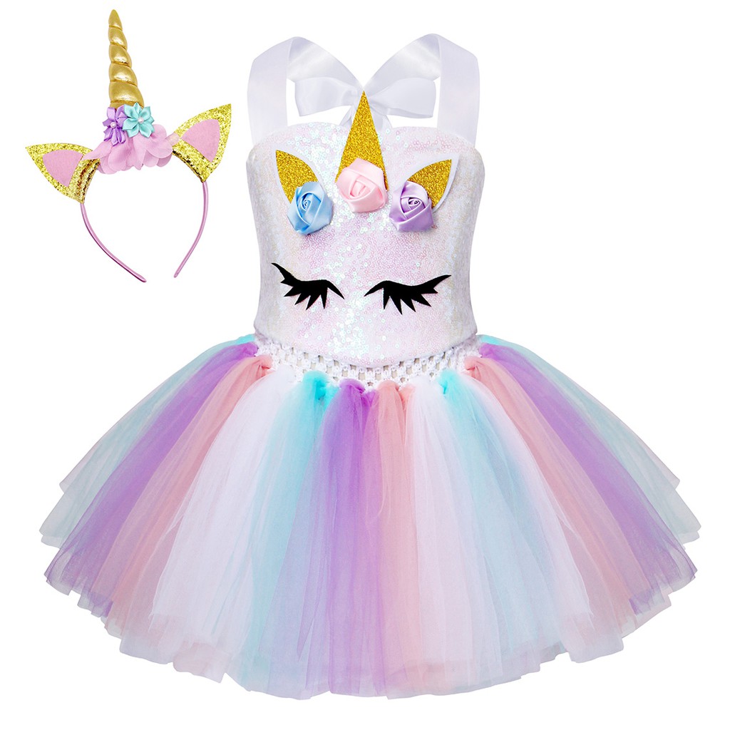 rainbow unicorn tutu skirt