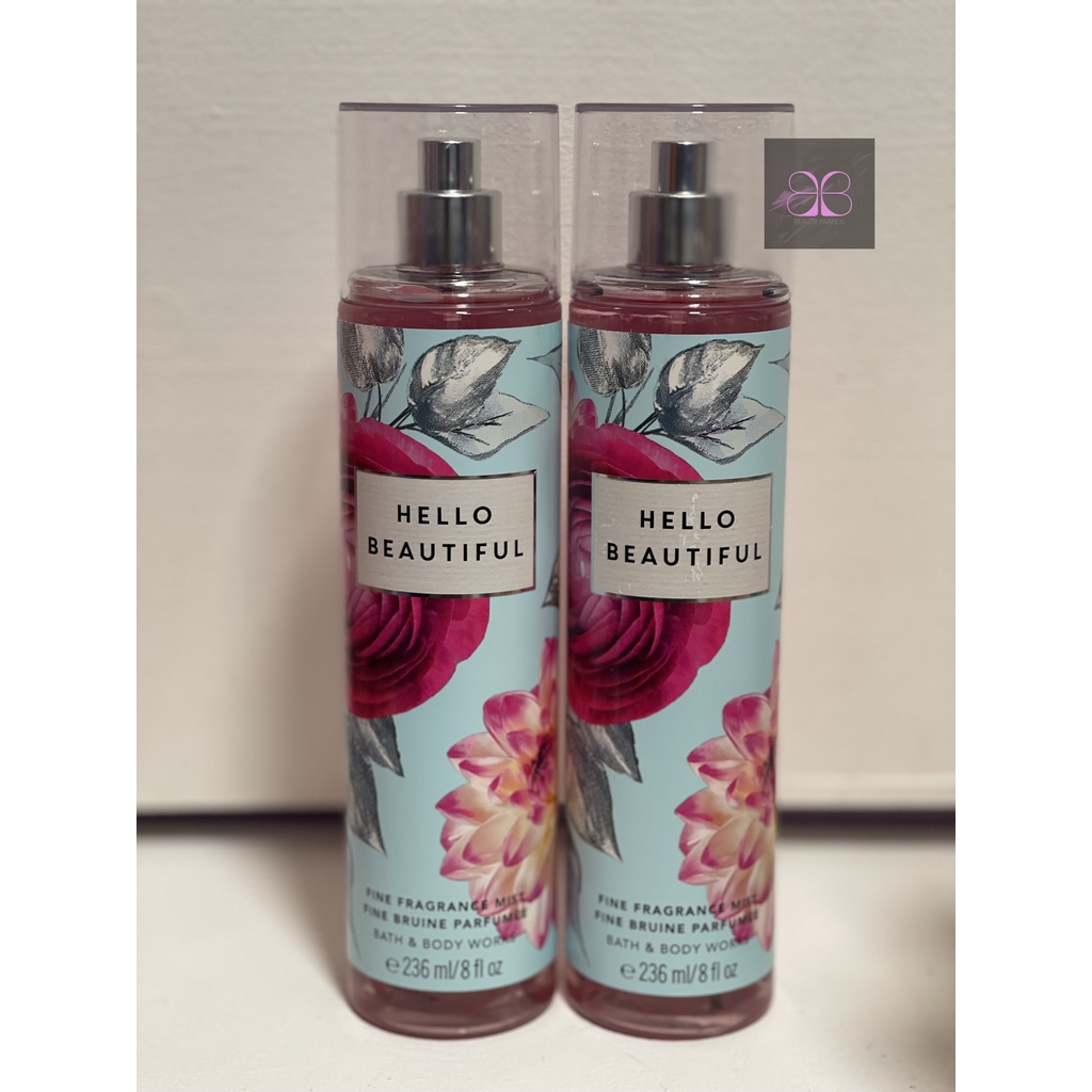 Bath And Body Works Hello Beautiful Fine Fragrance Mist 236 Ml Shopee Philippines 